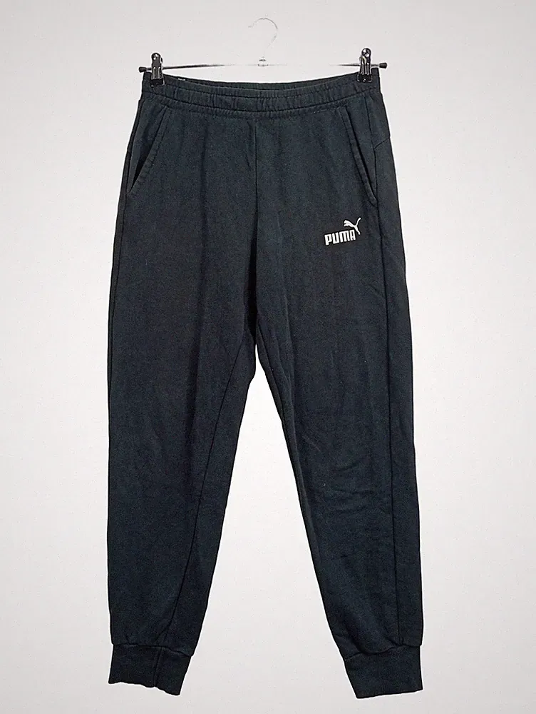 PUMA Herren Trainingshose Jogginghose Schwarz Gr. S