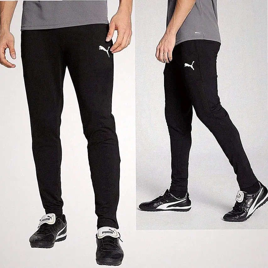 Puma Herren Trainingshose Sport Fußball Hose Jogginghose Laufhose Liga schwarz