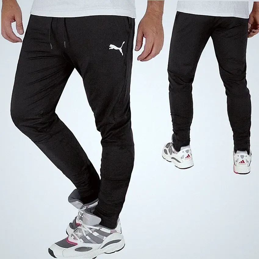 Puma Herren Trainingshose Sport Fußball Hose Jogginghose Liga Laufhose schwarz