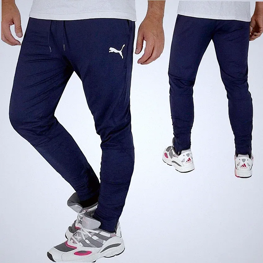 Puma Herren Trainingshose Sport Hose Fußball Jogginghose Laufhose Liga navy blau