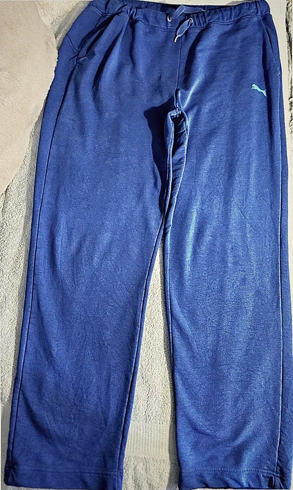 PUMA☆HerrenDamen☆Navy Blau☆getragen/top☆Jogginghose☆XL-56-58☆Kordelzug☆Relaxed☆