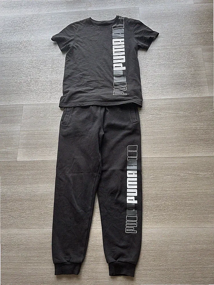 Puma Jogginganzug, Jogginghose, T-Shirt In Größe 152/164