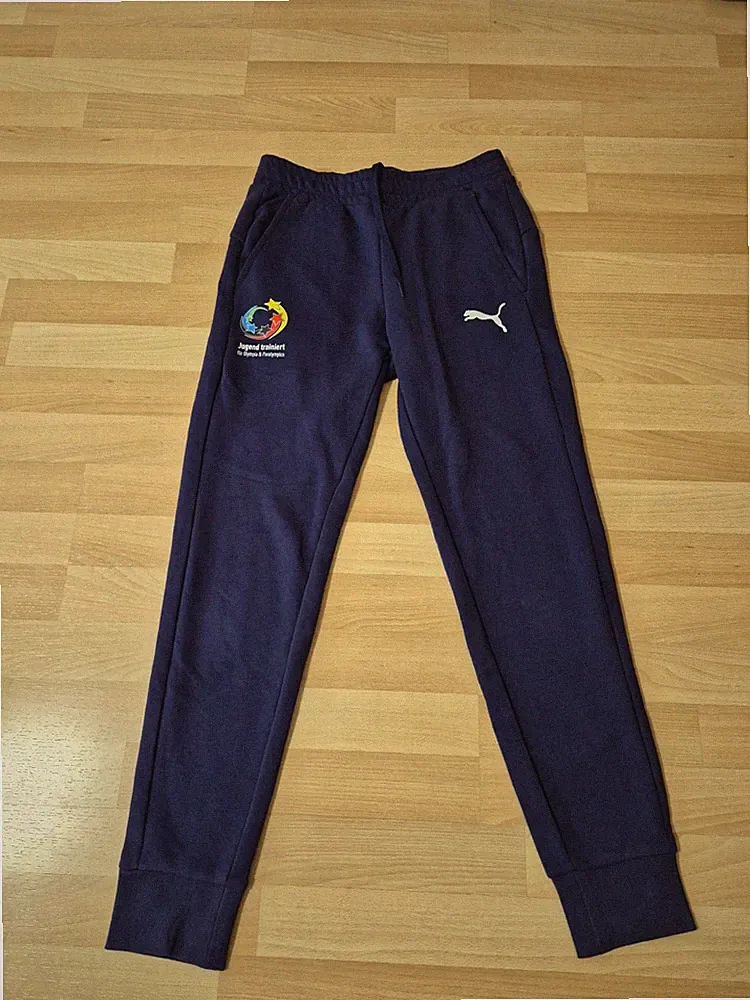 Puma Jogginghose Dunkelblau Jugend trainiert für Olympia S