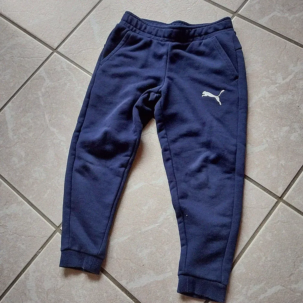 PUMA Jogginghose Gr. 116 Blau