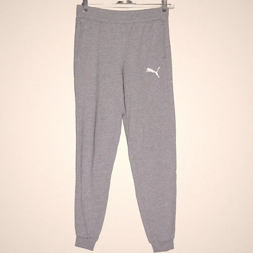 Puma, Jogginghose, Größe: 164, Grau, Baumwolle/Elasthan/Polyester #VoY