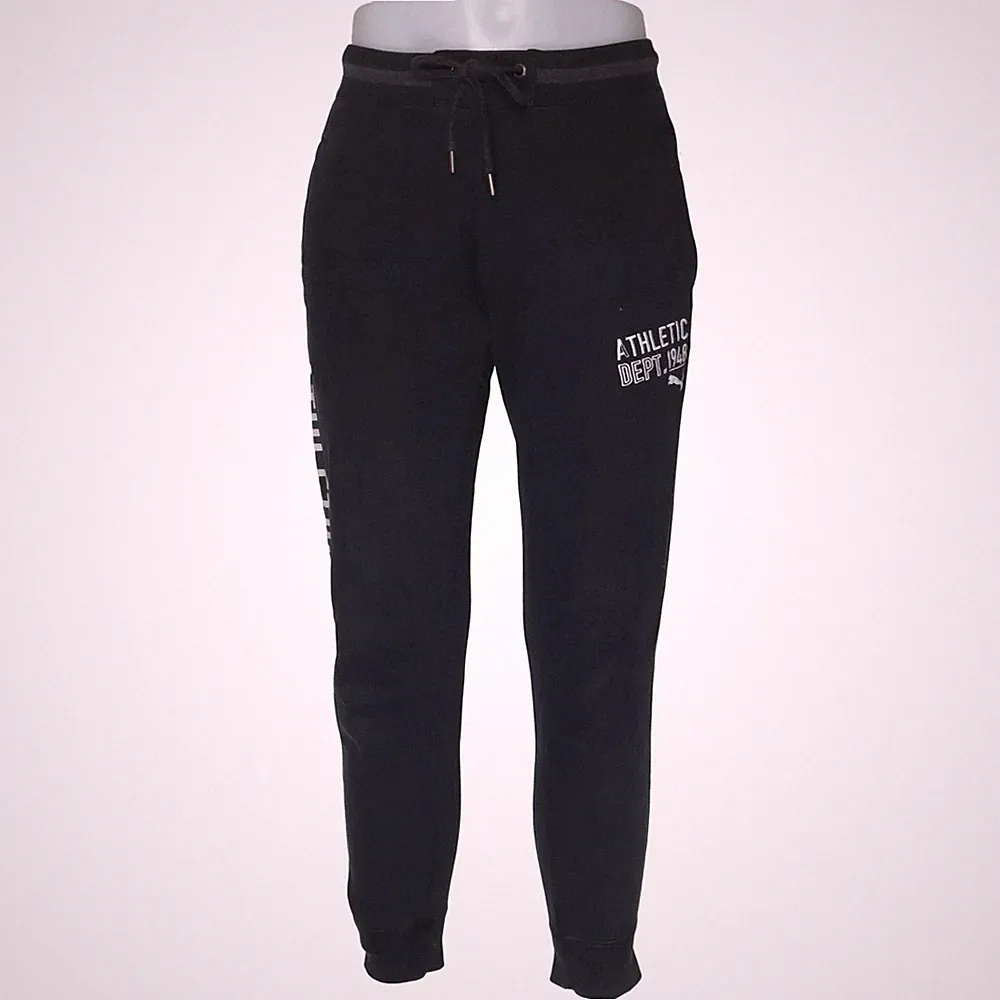 Puma, Jogginghose, Größe: 44/46, Blau, Baumwolle/Polyester, Print, Herren #c5D