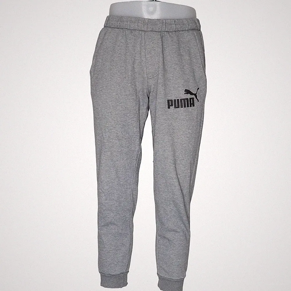 Puma, Jogginghose, Größe: 48/50, Grau, Einfarbig, Fleece, Herren #GWy