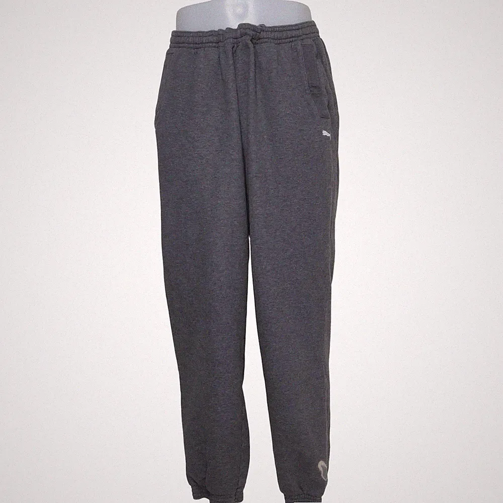 Puma, Jogginghose, Größe: 56/58, Grau, Baumwolle/Polyester, Einfarbig #xcs