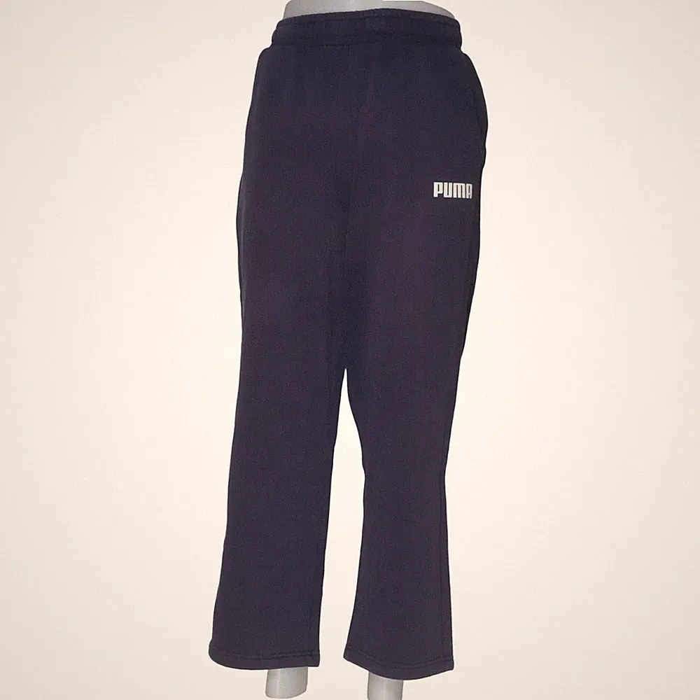 Puma, Jogginghose, Größe: L, Blau, Einfarbig, Fleece, Herren #OcC