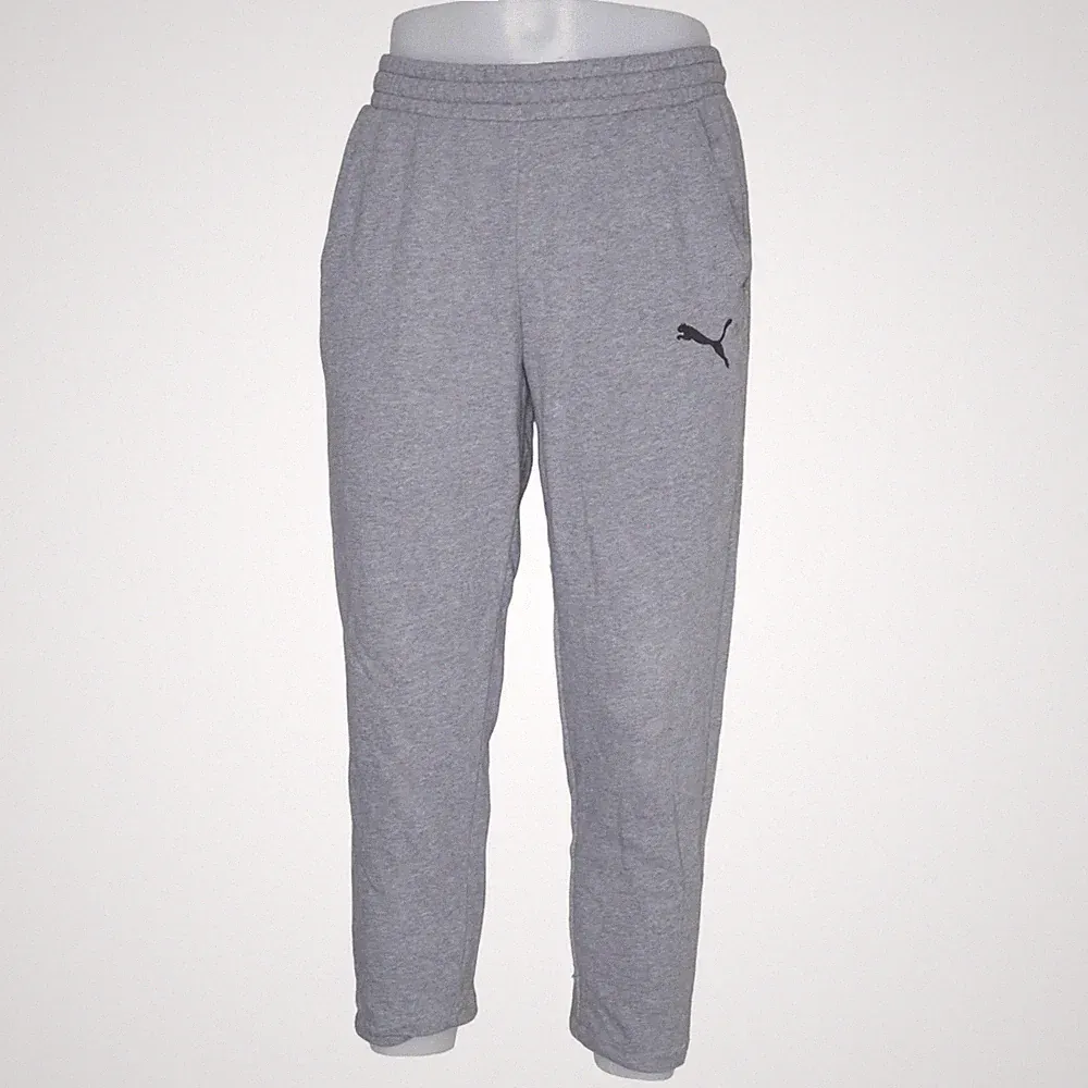 Puma, Jogginghose, Größe: L, Grau, Baumwolle/Polyester, Einfarbig, Sweat #r37
