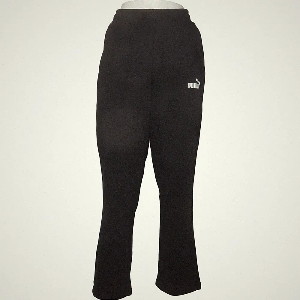 Puma, Jogginghose, Größe: L, Schwarz, Baumwolle/Polyester, Einfarbig, Damen #ZS9