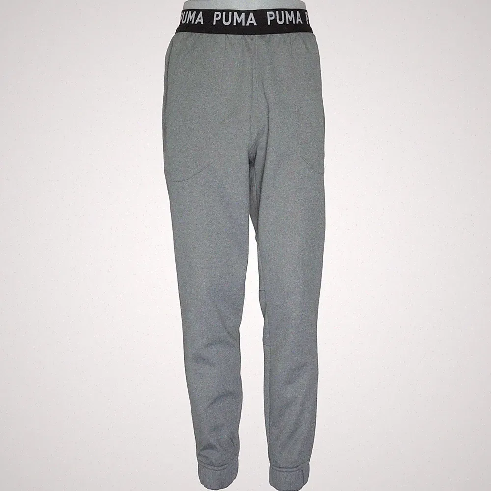 Puma, Jogginghose, Größe: M, Grau, Einfarbig, Fleece, Herren #MIC
