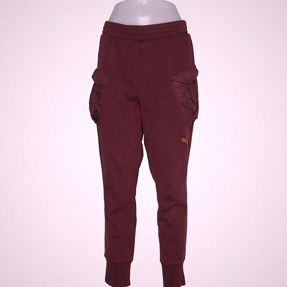 Puma, Jogginghose, Größe: M, Lila, Baumwolle/Polyester, Einfarbig, Damen #8s1
