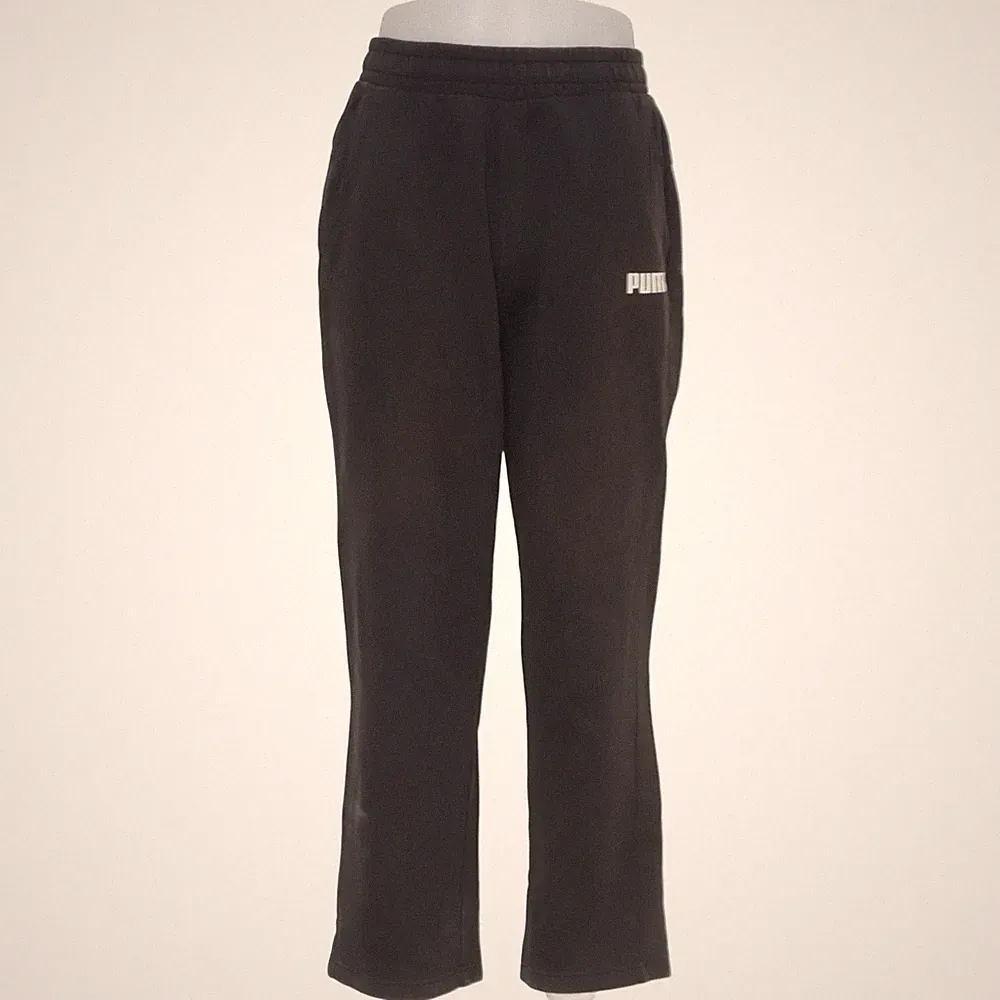 Puma, Jogginghose, Größe: M, Schwarz, Baumwolle, Einfarbig, Fleece, Herren #bA1