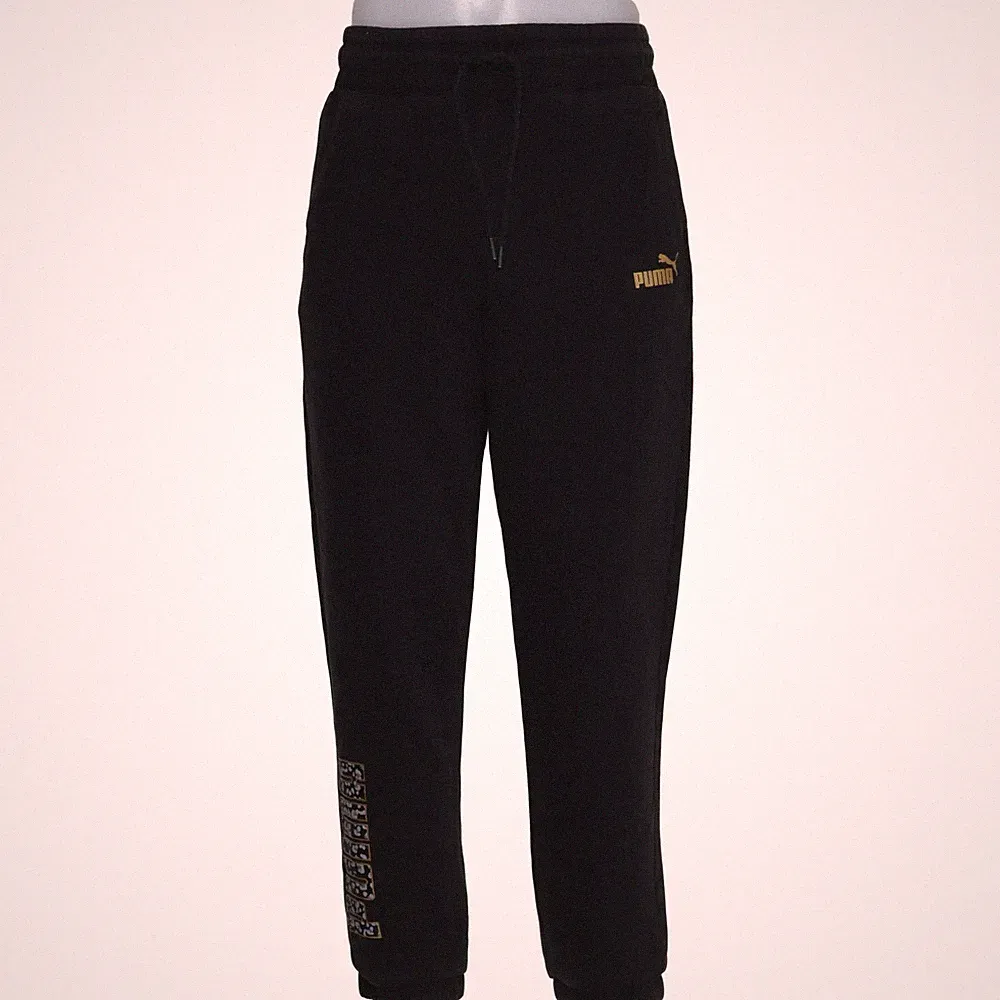 Puma, Jogginghose, Größe: M, Schwarz, Print, Fleece, Herren #6tO