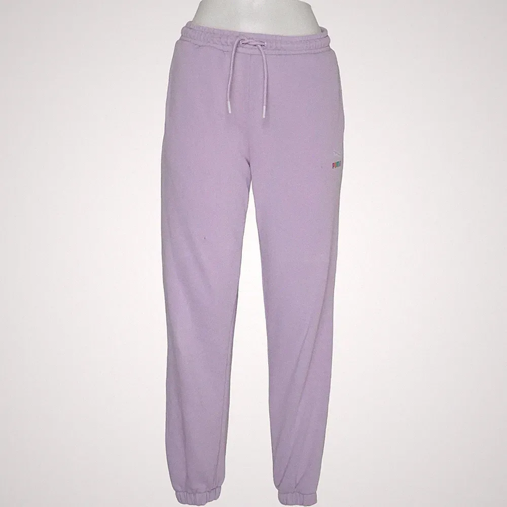 Puma, Jogginghose, Größe: S, Lila, Baumwolle/Polyester, Einfarbig, Damen #DBL