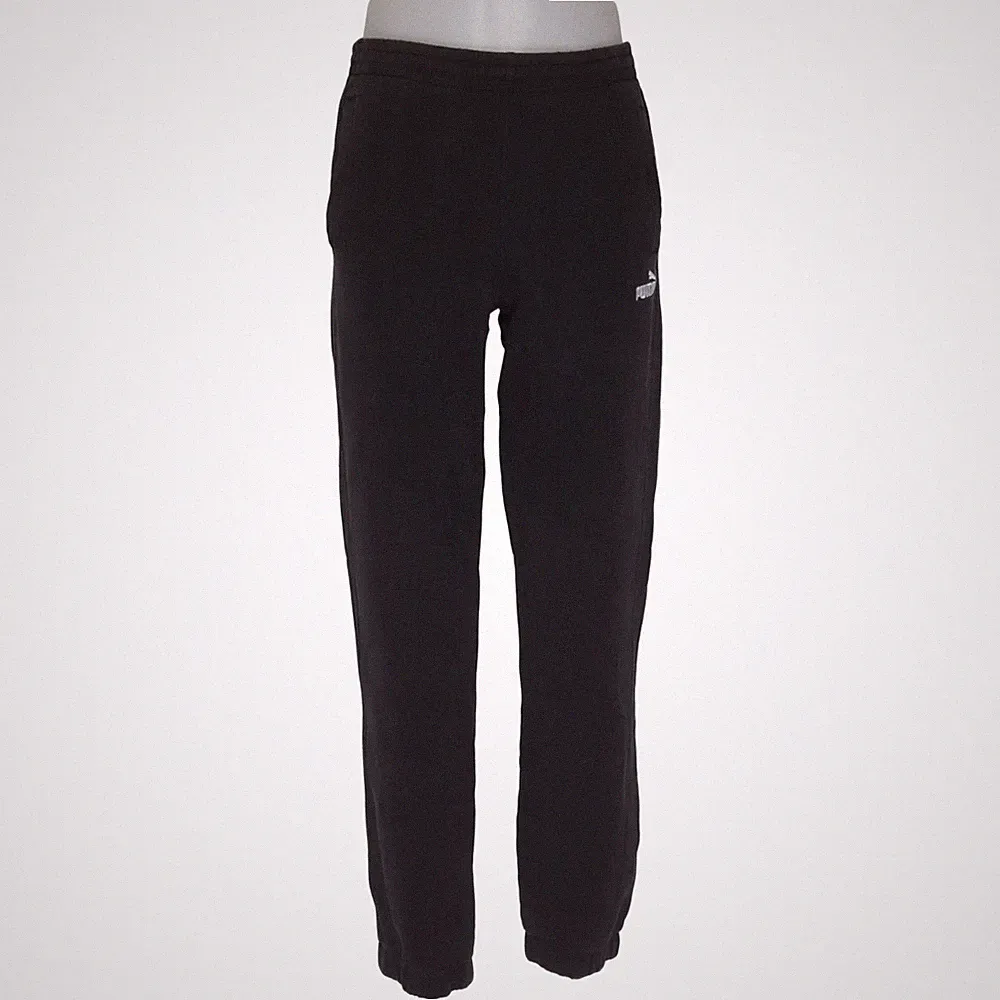 Puma, Jogginghose, Größe: S, Schwarz, Baumwolle/Polyester, Einfarbig #h41