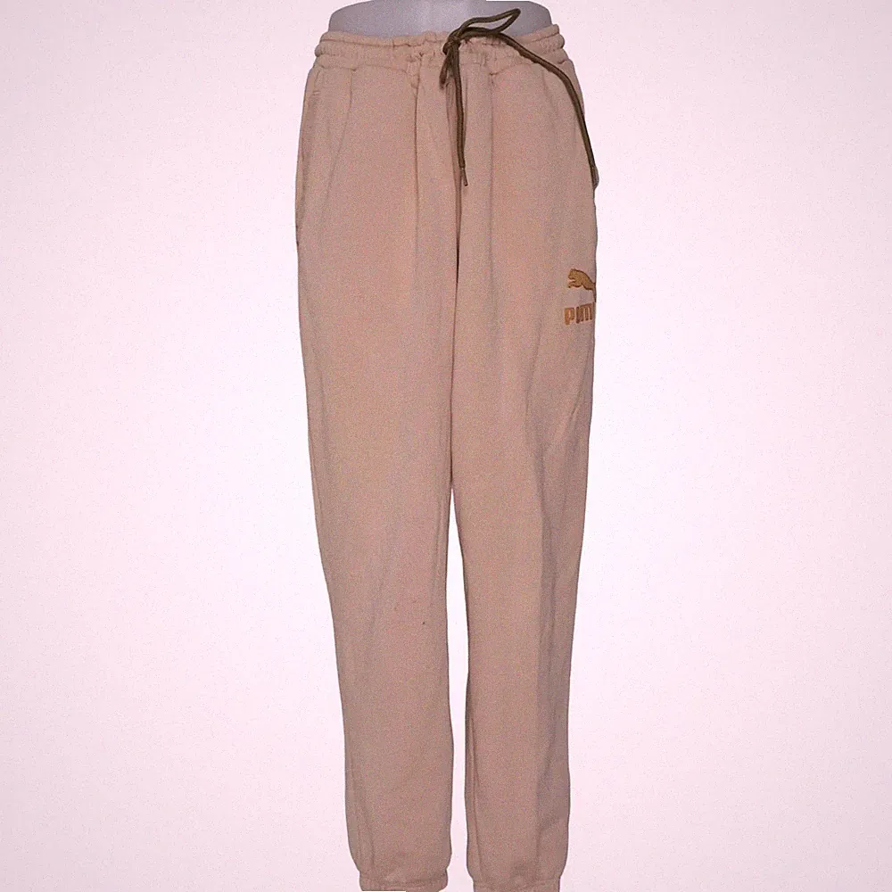 Puma, Jogginghose, Größe: XL, Beige, Baumwolle, Einfarbig, Herren #WCE