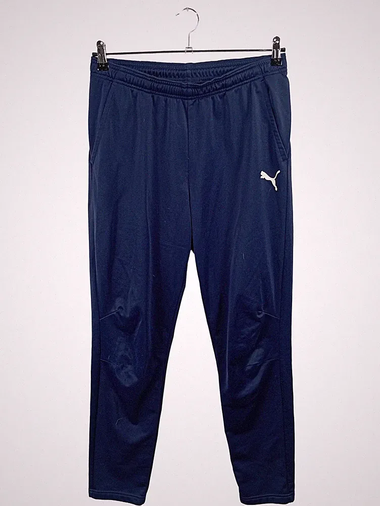 PUMA Jogginghose Herren Blau Gr. 52, 54 XL Sportlich Polyester