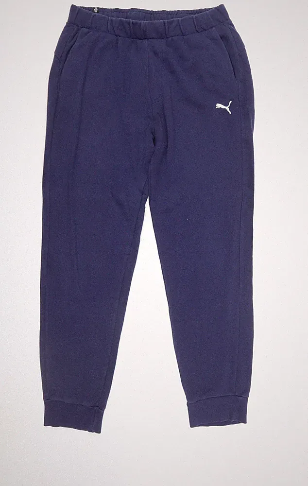 Puma Jogginghose Herren Blau L Regular Fit Gummibund