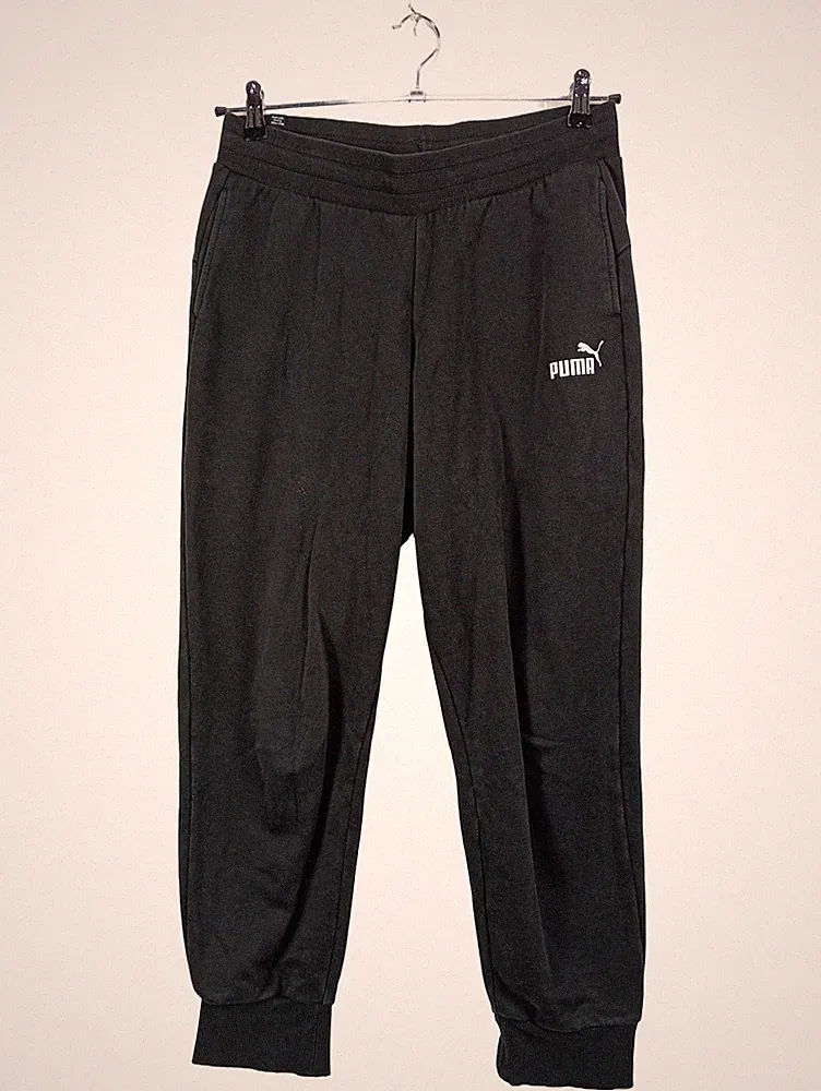 PUMA Jogginghose Herren Gr. 48 Schwarz Sportlich