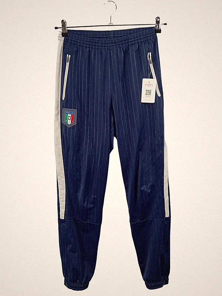 PUMA Jogginghose Herren Gr. 50 L Blau Italien Trainingshose Sport