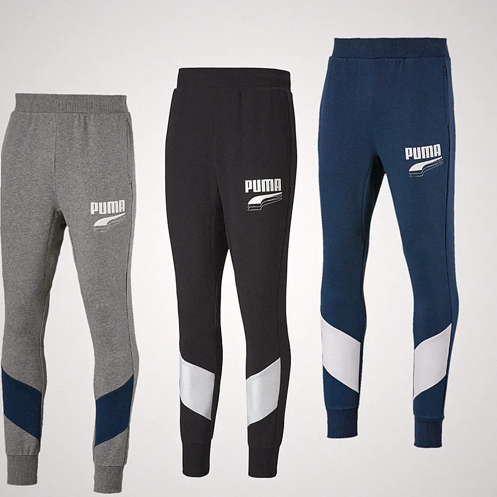 Puma Jogginghose Herren Rebel Block Sweatpants Sporthose Trainingshose