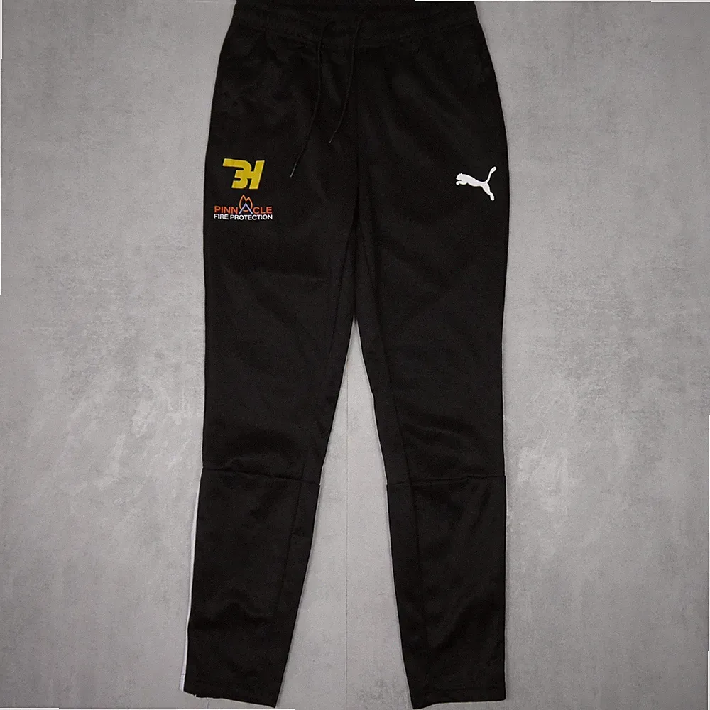 Puma Jogginghose Herren S Schwarz Slim Fit Sportwear Sweatpants Big Logo