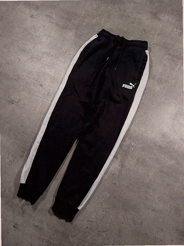 Puma Jogginghose schwarz weiß