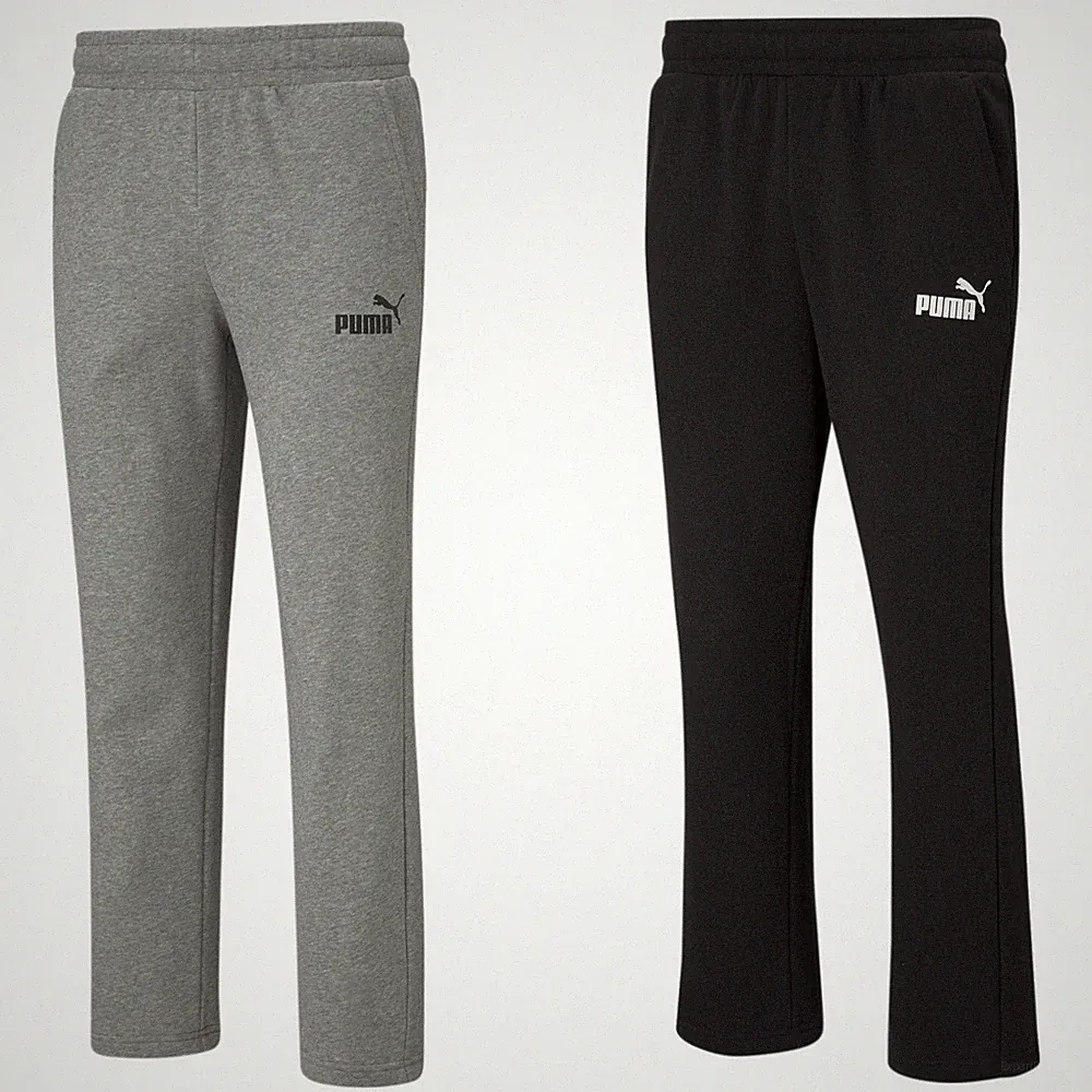 Puma Jogginghose Sporthose für Herren in Langgrößen aus Baumwolle schwarz