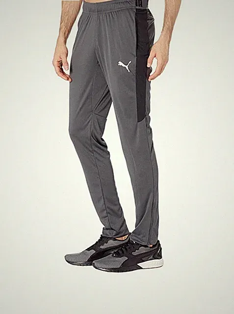 Puma Men’s Track Pants Speed Slim Fit Lightweight Joggers Gray Size S