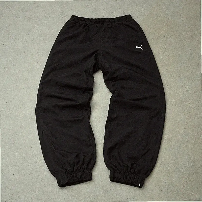 Puma Nylon Track Pants Embroidered Logo (S)