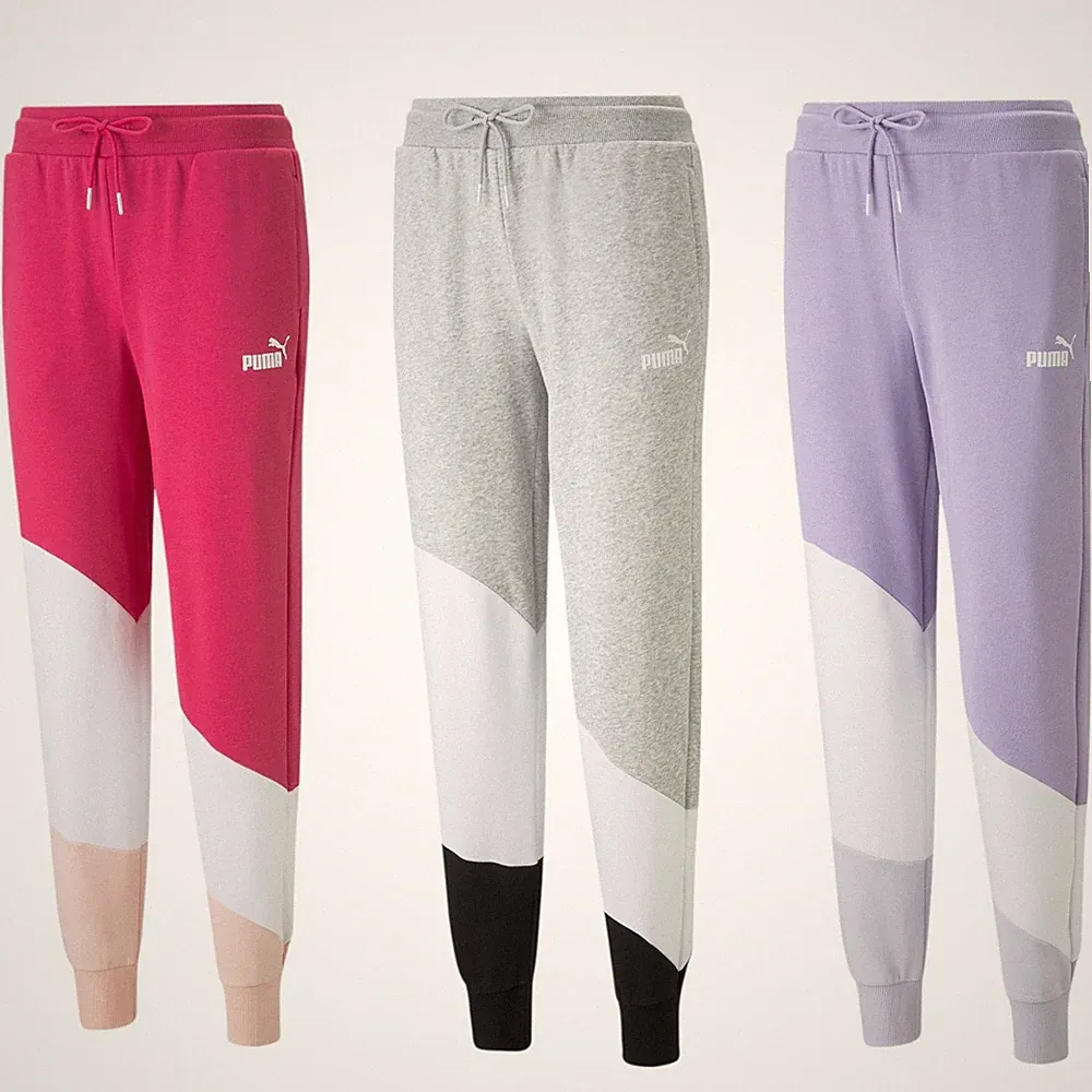 Puma Power Cat Jogginghose Sporthose Freizeithose im Colorblock Design für Damen