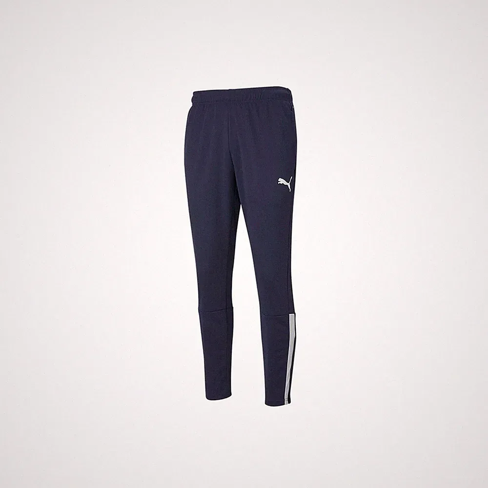 PUMA teamLIGA Trainings Hose Slim Fit Blau Jogger Jogginghose Fußball Trainer