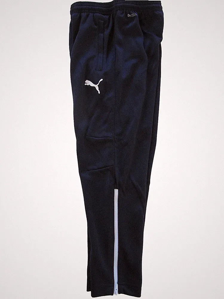 Puma Training Hose Kinder G 116 140 152 Trainingshose Jogginghose Sport Blau neu