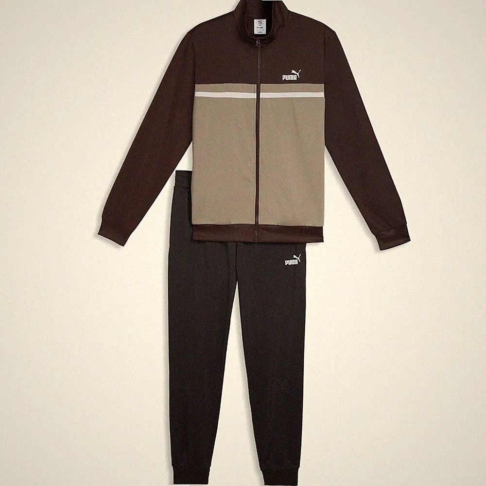 Puma Trainingsanzug Sportanzug Herren Jogginganzug Poly Colorblock Suit