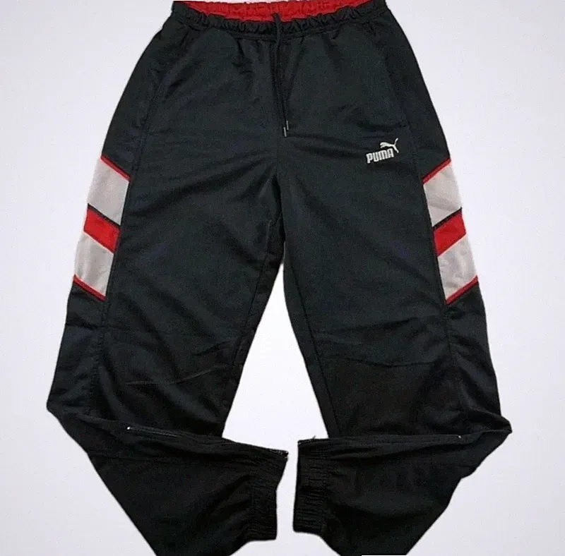 Puma Vintage Trainingshose Jogginghose Schwarz Rot Weiß Gr. M / 6 Herren