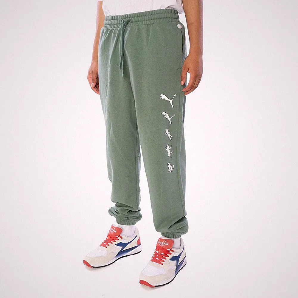 Puma X Ripndip Sweatpants Hose Herren Jogginghose grün 17856
