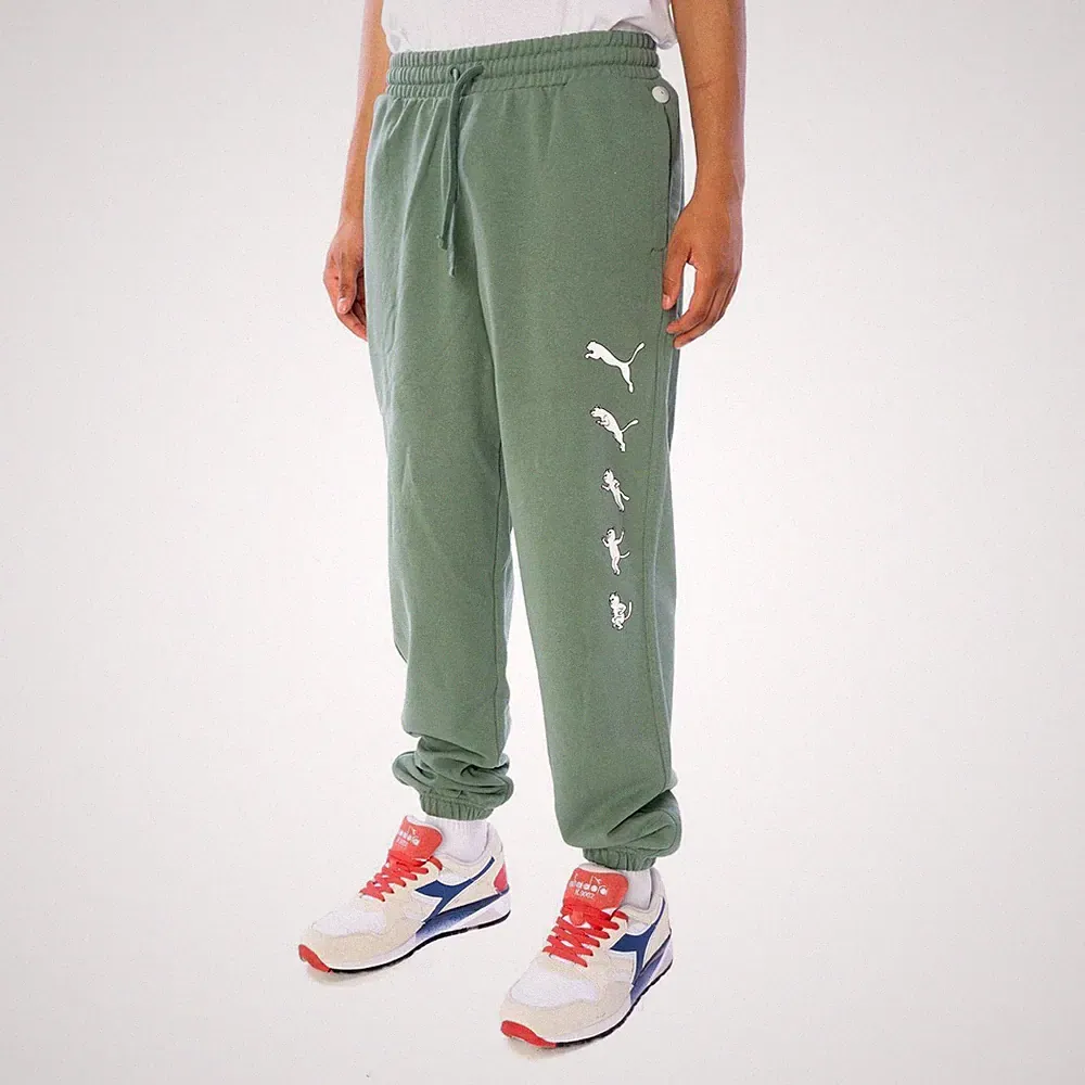 Puma X Ripndip Sweatpants Hose Herren Jogginghose grün 17856