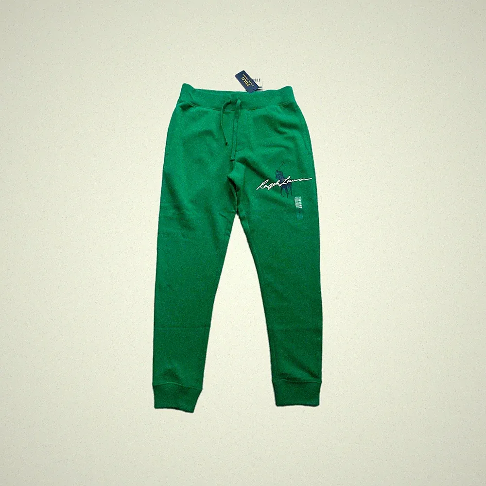 Ralph Lauren Herren grün Sweatpant Jogginghose S Small neu mit Etikett Jogginghose Polo Logo