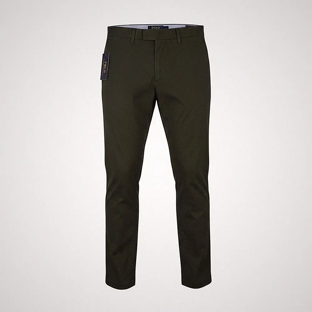 Ralph Lauren Herren Hose W28/L34 Braune Stretch Slim Chino Niedrig Rise RRP170