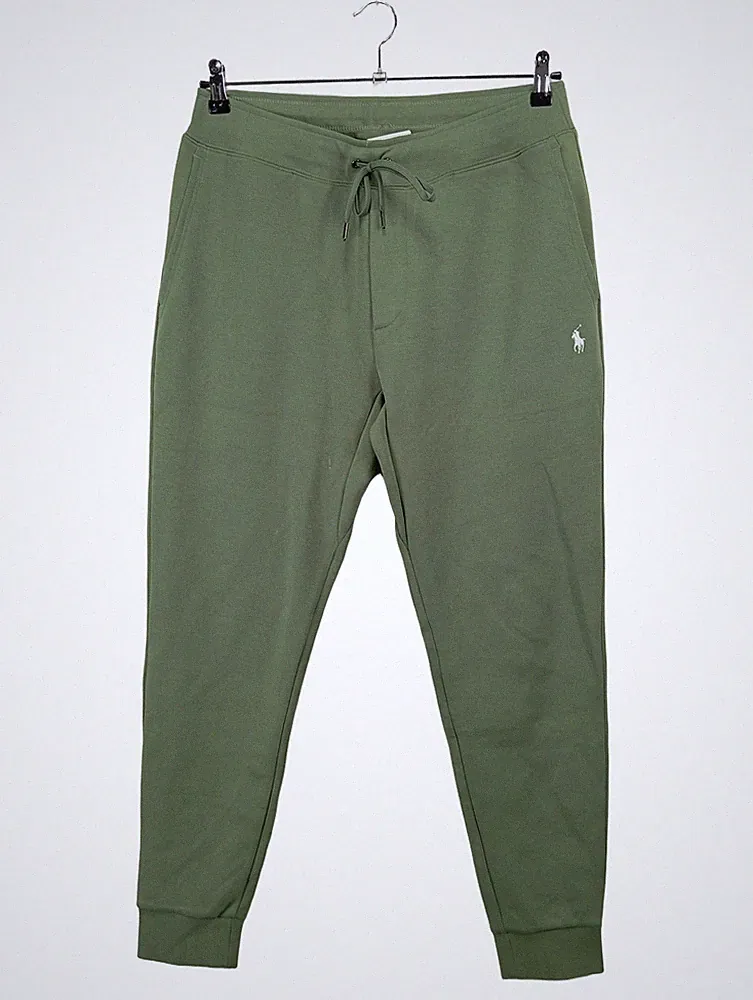 Ralph Lauren Jogginghose Herren Grün Baumwolle Gr. 48 M Sweatpants Logo
