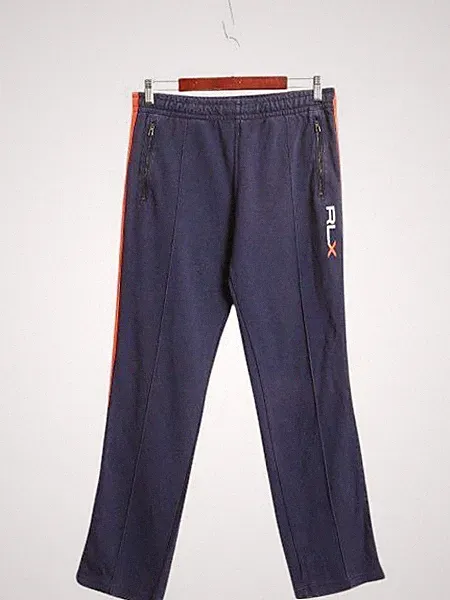 Ralph Lauren RLX Herren Jogginghose Navy Orange Baumwolle S Vintage Top