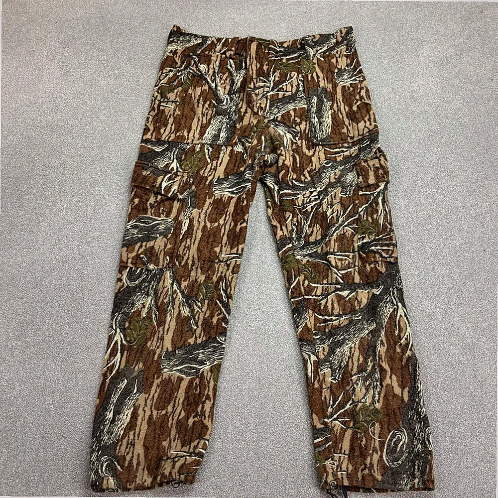 Realtree Hose Erwachsene Medium braun Tarnmuster Arbeitskleidung Baggy Joggin...