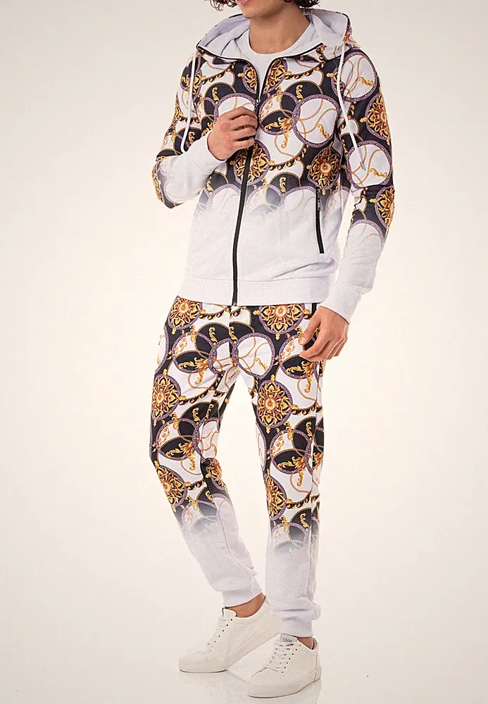 Redbridge Herren Jogginganzug Set Sweat Track Suit Kapuzenpullover Jogginghose