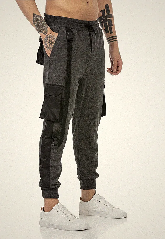 Redbridge Herren Jogginghose Freizeit-Hose Sweat-Pants Cargo Material Mix Design