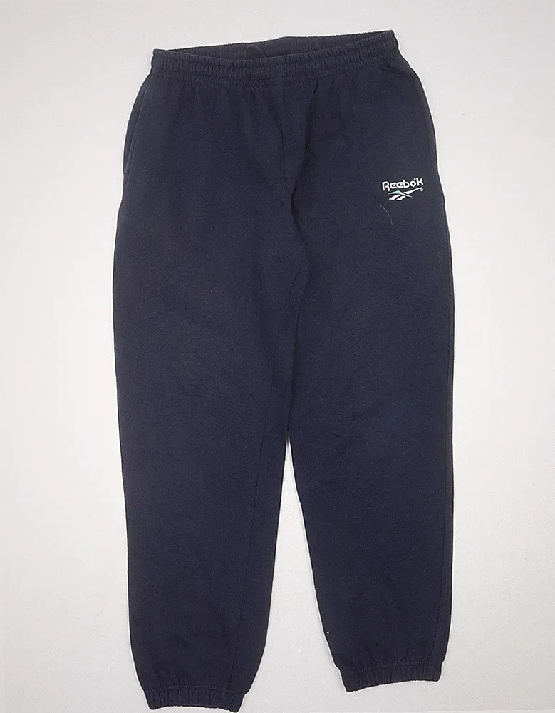 Reebok Herren blau Jogginghose 28 Zoll Taille normale Passform Sport Freizeit Jogger