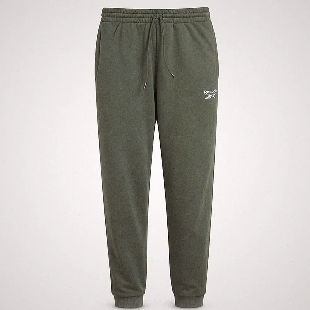 Reebok Herren Jogginghose Größe M Grün Freizeit Gummibund Logo