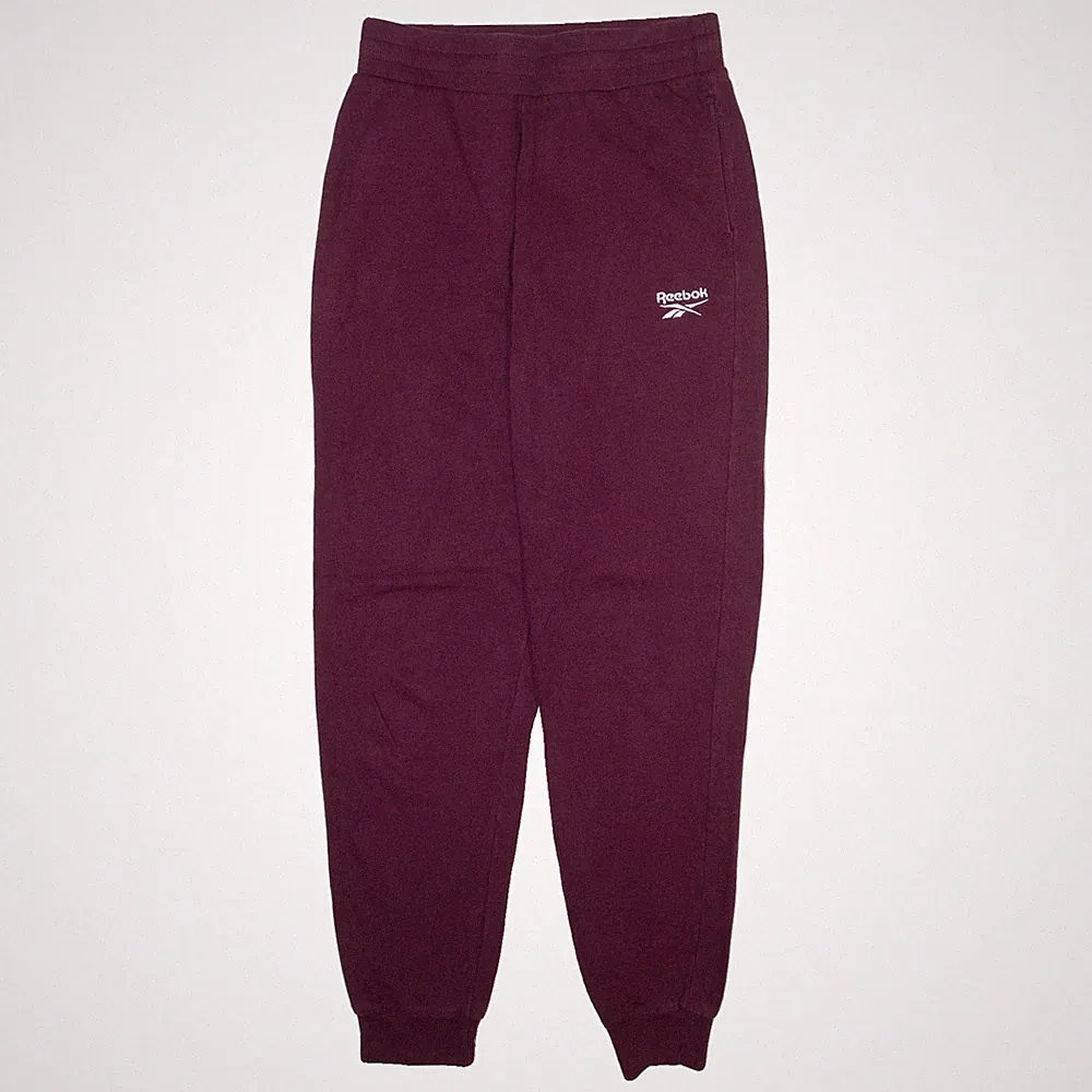 REEBOK Herren Jogginghose Maroon Eng Geschnitten S W27 L27