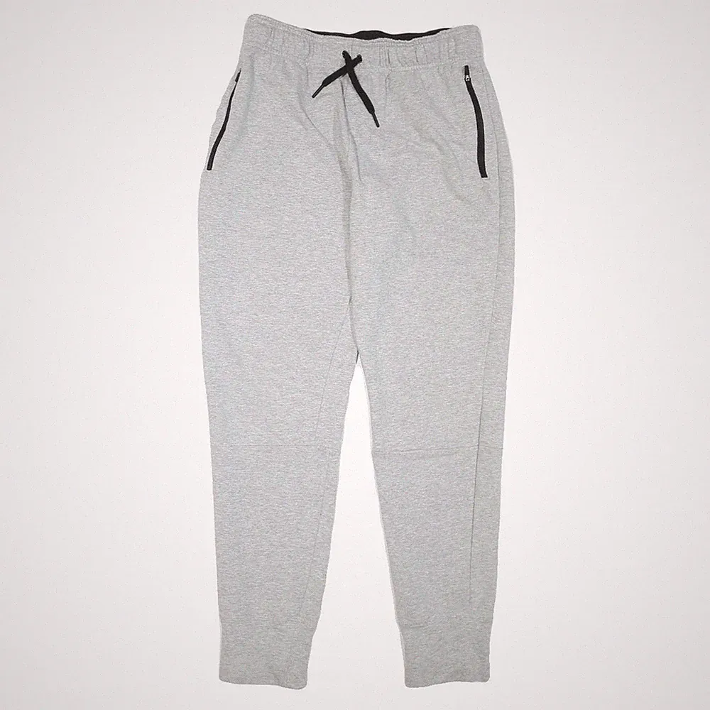 REEBOK Herren Jogginghosen Grau Kordel Slim Tapered S W28 L29 Baumwollmix